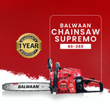 BS-280 18 Inches Supremo Chainsaw with 62cc Engine