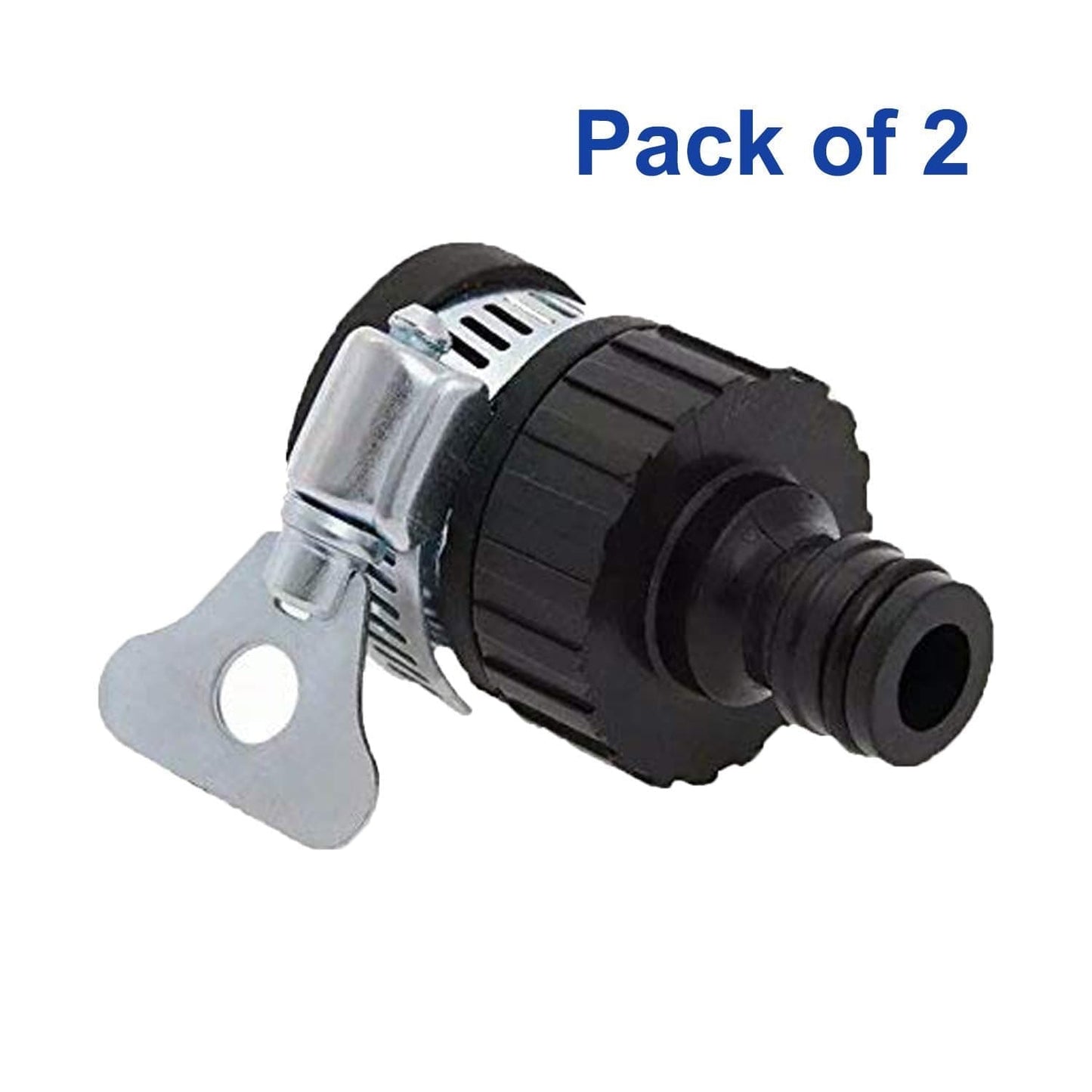 Pinolex Garden Water Hose Tap Connectors - Universal Adapter (Pack Of 2)