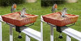 Om Craft Villa Terracotta Bird Bath (Earth Brown)