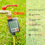 Pinolex Drip Irrigation Watering Timer & Controller (With 3inch Large Screen)