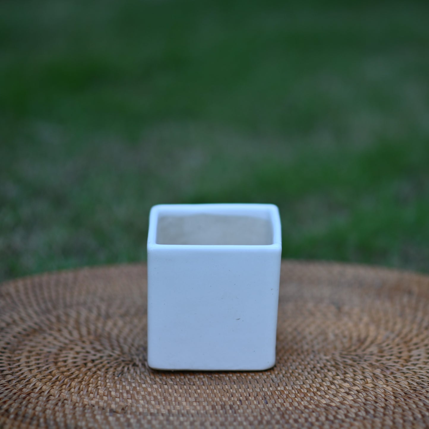 Ceramic Cube Pot 3" For Plants