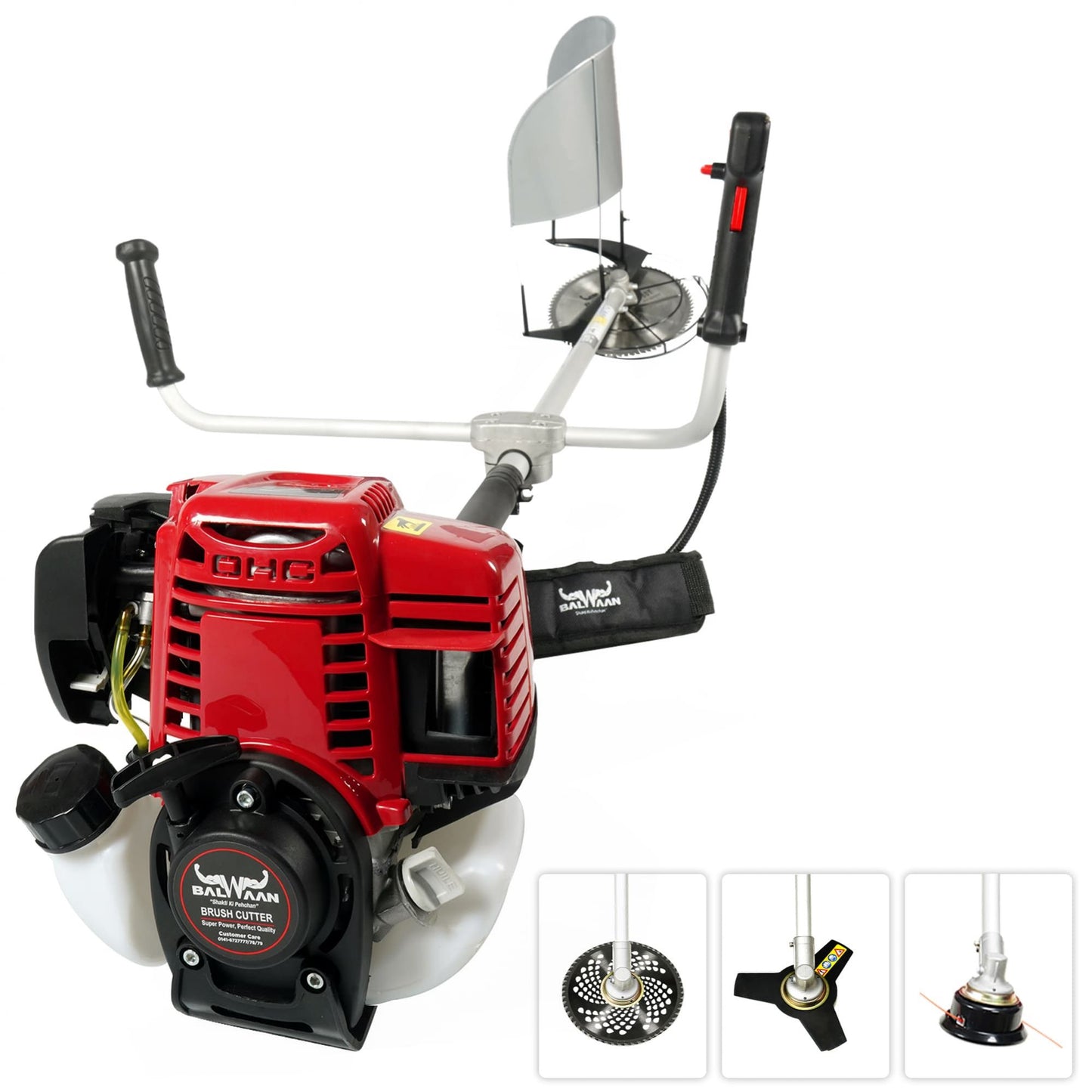 Balwaan BX-35 Side Pack Crop cum Grass Cutter| 35cc