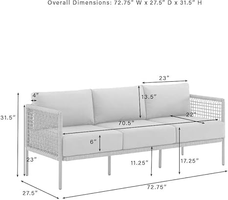 5 Seater Sofa Set With Cushion & Center Table