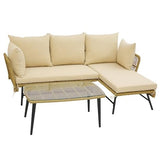 5 Piece Sofa Set With Table (1 Two Seater Sofa+ 1 Single Seater+ 1 ottoman + 1 Table)