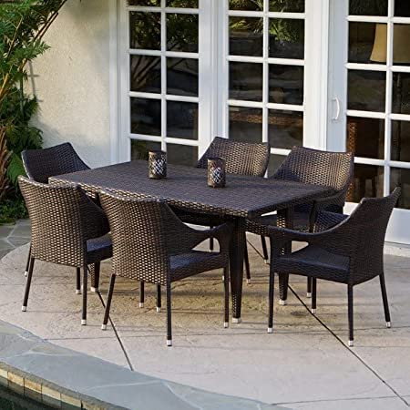 7 Piece Patio Furniture Dining Set