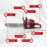 Balwaan 18 Inches BS-680 Ultimate Chainsaw with 68cc Engine