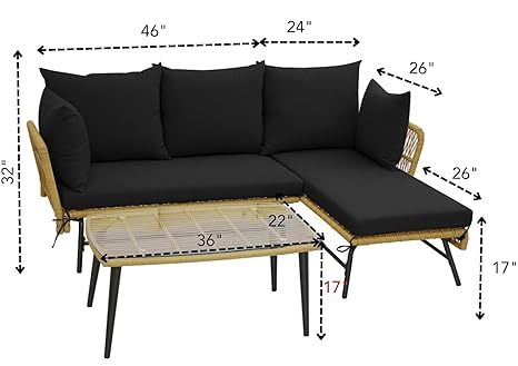 5 Piece Sofa Set With Table (1 Two Seater Sofa+ 1 Single Seater+ 1 ottoman + 1 Table)