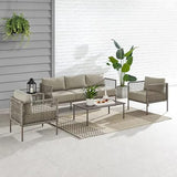 5 Seater Sofa Set With Cushion & Center Table