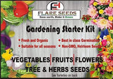 Flare Seeds 45 Varieties Vegetable 2550+ Seeds