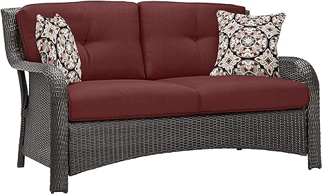 6 Piece Garden Sofa Set With Cushion (3 Sofa+ 2 ottoman+ 1 Table)