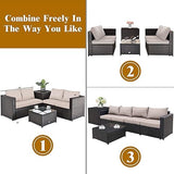 Outdoor Furniture Sofa Set (2 Two Seater Sofa+ 1 Side Table+ 1 Center Table)