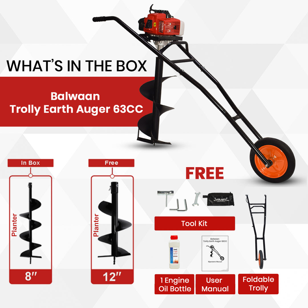 TROLLY EARTH AUGER 63CC (BE-63T)