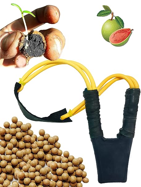 Slinghot (Gulel) With Seed Balls- Pack of 50