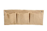 Jute 3 Pocket Horizontal Hanging Planter