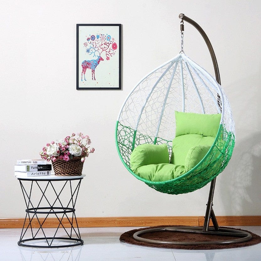 Dreamline Single Seater Multi-Colour Hanging Swing Jhula With Stand For Balcony/Garden