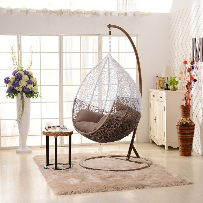 Dreamline Single Seater Multi-Colour Hanging Swing Jhula With Stand For Balcony/Garden