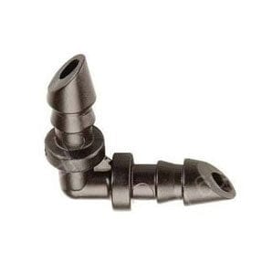 Elbow Connector for Drip Irrigation- Barbed Type - 1/4 inch - 4 mm (Pack of 50)