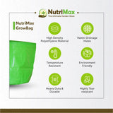 Nutrimax HDPE 200 GSM Growbags 24 inch x 12 inch Outdoor Plant Bag