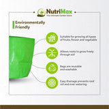 Nutrimax HDPE 200 GSM Growbags 24 inch x 24 inch Outdoor Plant Bag