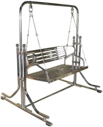 Kaushalendra Stainless Steel Swing Jhula With Reversible Seat (2 Seater)