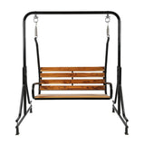 Kaushalendra Swing Jhula - Teak Wood - With Iron Stand (2 seater)