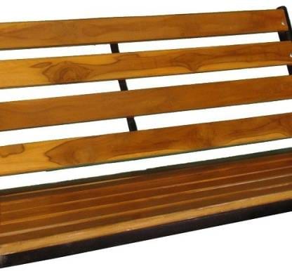 Kaushalendra Solid Wood & Metal - Garden Bench (3 Seater)