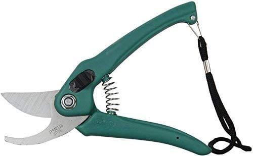 FreshDcart Garden Plant Branch Scissors Flower Cutting Cutter Pruning Bypass Secateurs Trimmer Carbon Steel Blade with Lock Set of 1