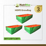 Nutrimax 200 GSM HDPE Grow Bags 36 x 36 x 12 inch Outdoor Plant Bag