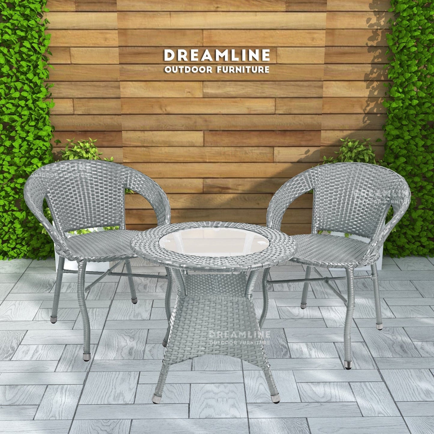 Dreamline Outdoor Furniture Garden Patio Coffee Table Set