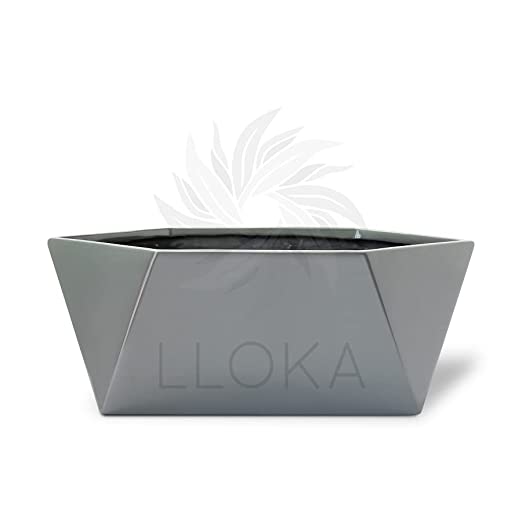 LLOKA Luxurious Fiberglass Table Top Pots & Planters - Prana_Geo_03