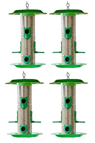 Amijivdaya Bird Feeder With Hut (Large, Multicolour)