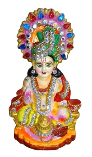 Om Craft Villa Kuber Clay Statue