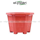 Elysian Hexagonal Plastic Planter with Drainage Hole