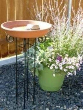 Om Craft Villa Terracotta Bird Bath/Bird Water Feeder