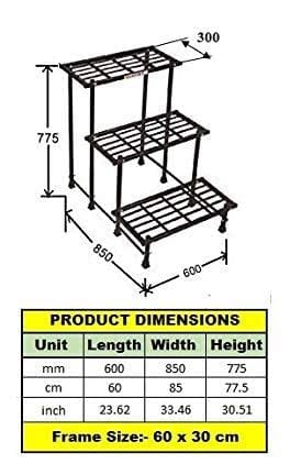 Akura Single Step Compact Metal Gardening Stand