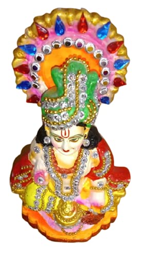 Om Craft Villa Kuber Clay Statue