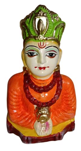 Om Craft Villa Dhanpati/Kuber Ji Clay Statue