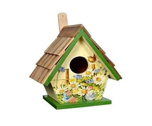 The Weaver's Nest Teek Wooden Bird House, Brown (21 x 29 x 15 cm)