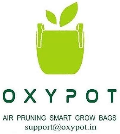 Oxypot 350 GSM Geo Fabric Grow Bags (5 Gallons)- Pack of 5