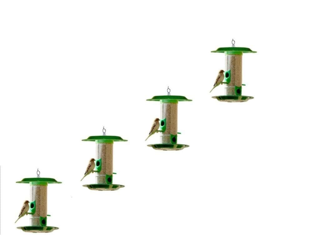 Amijivdaya Bird Feeder With Hut (Medium)