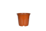 Akura Plastic Planter (Brown, Set Of 3)