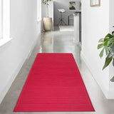 Mats Avenue PP & Rubber Anti Skid Heavy Duty Large Mat/Runner Mat (75x180cm), Red