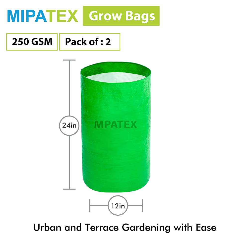 Mipatex Fabric Grow Bags (12x24 Inches)