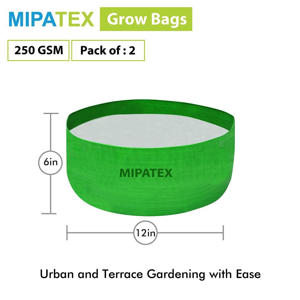 Mipatex Fabric Grow Bags (12x6 Inches)