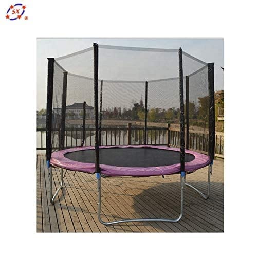 Fitness Guru Toddler Trampoline With Net Safety High Mould Base