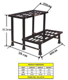 Akura 2-Step Metal Planter Stand