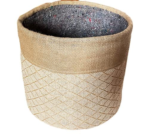 Gardino Geotextile Grow Bag with Plant Jute Cover (10.5 x 11) Inch