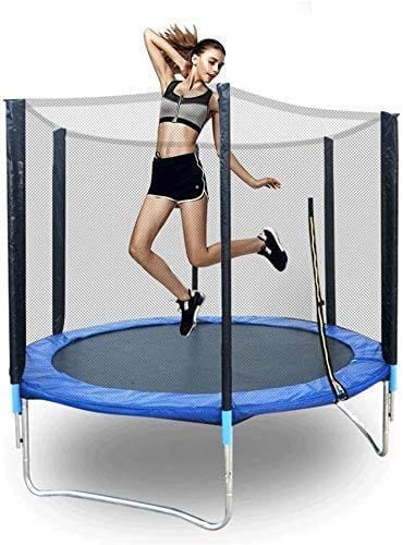 Fitness Guru Toddler Trampoline With Net Safety High Mould Base