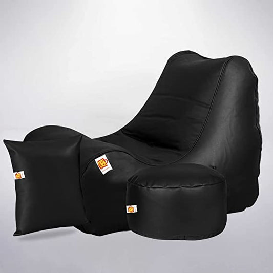 Kushuvi Gaming Chair with Beans and Footrest