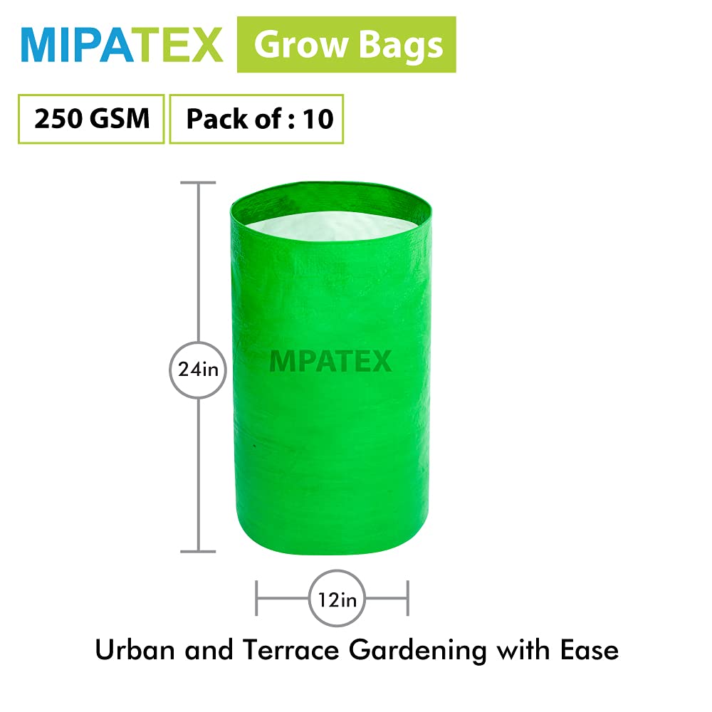 Mipatex Fabric Grow Bags (12x24 Inches)